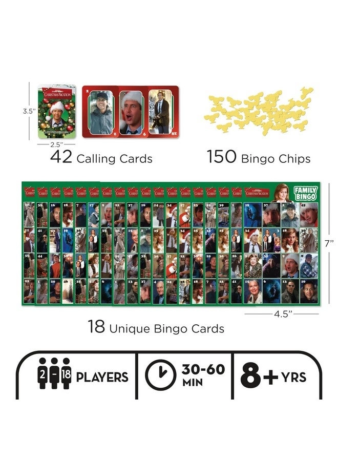 Christmas Vacation Family Bingo Game