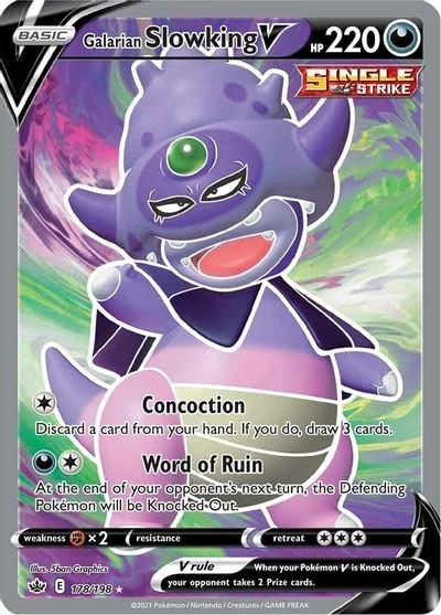 Pokemon USA, Inc. Anime Galarian Slowking V 178/198