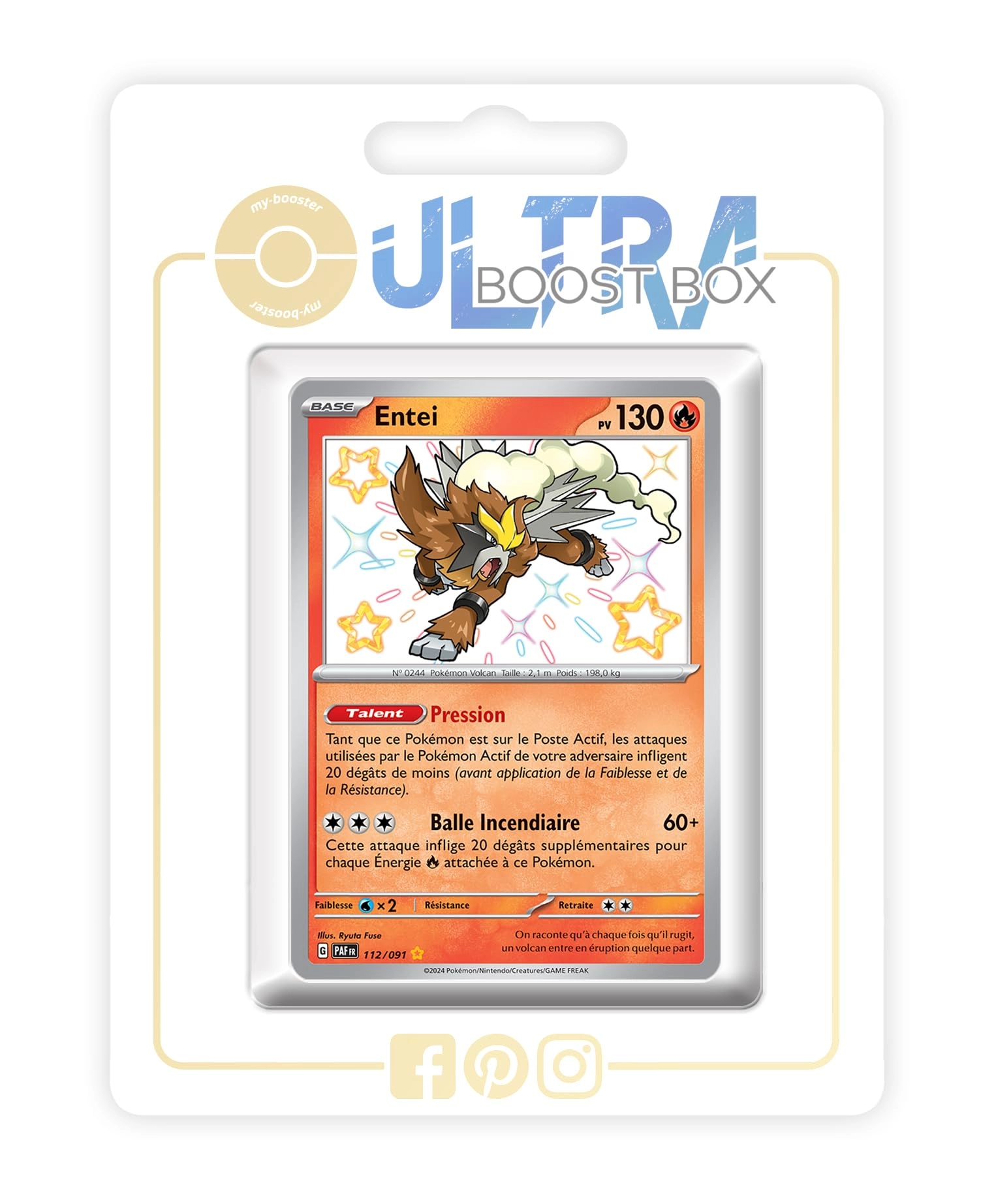 my-booster SV045-FR24-UB-112 Pokémon Cards - 3+ years