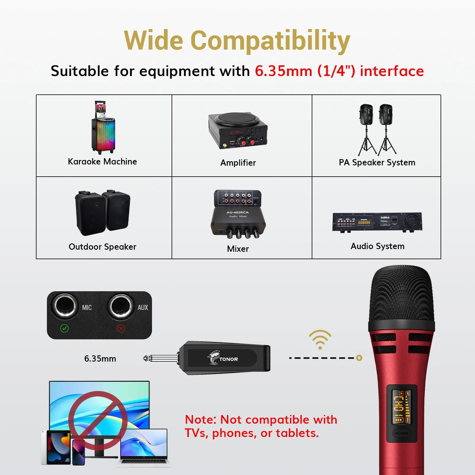 Wireless Microphone - UHF