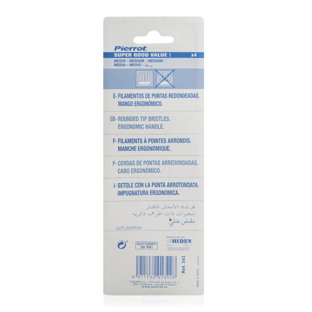 Toothbrush - Medium 4-Piece Pack