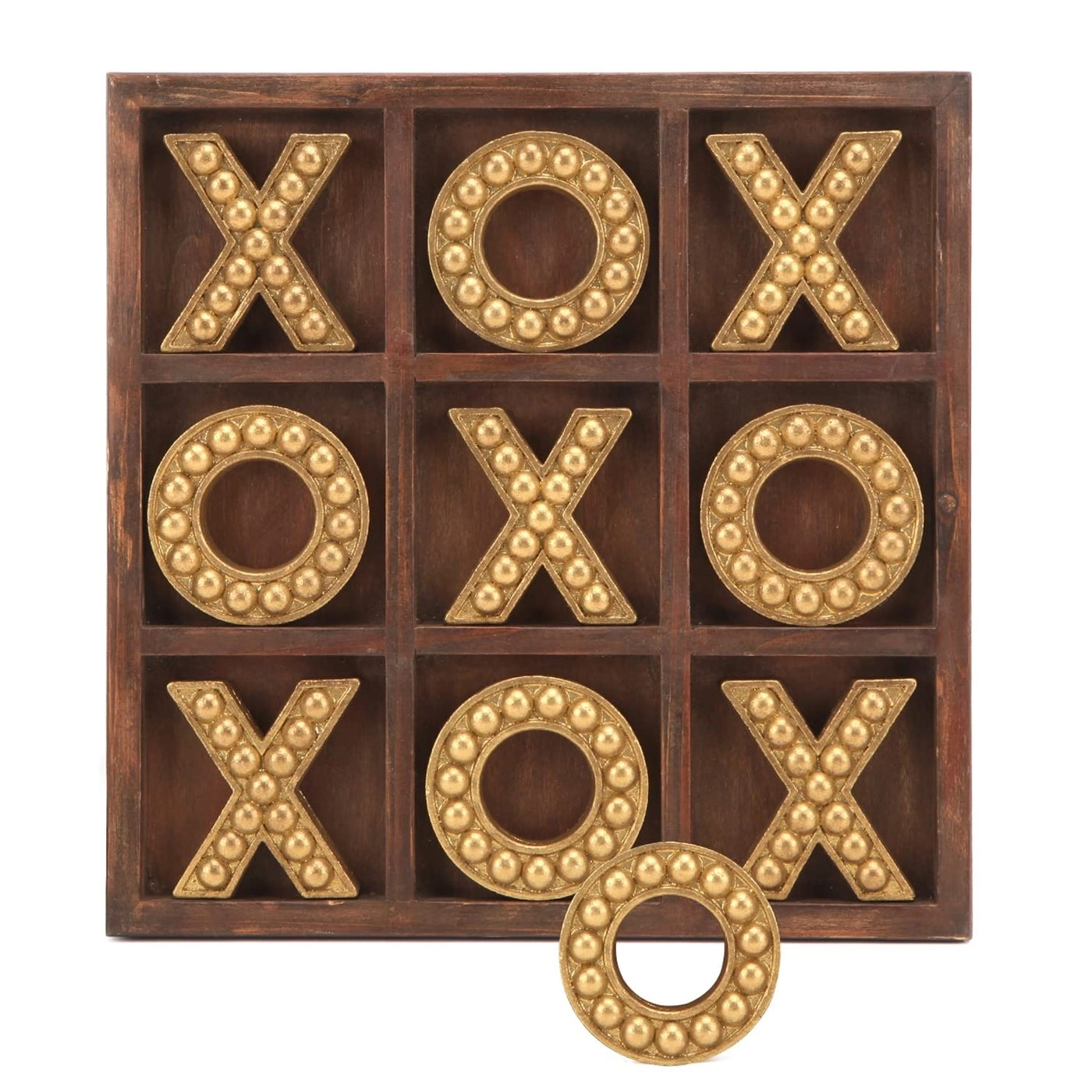 Tic Tac Toe - Cute Bear Decorative Wooden Travel