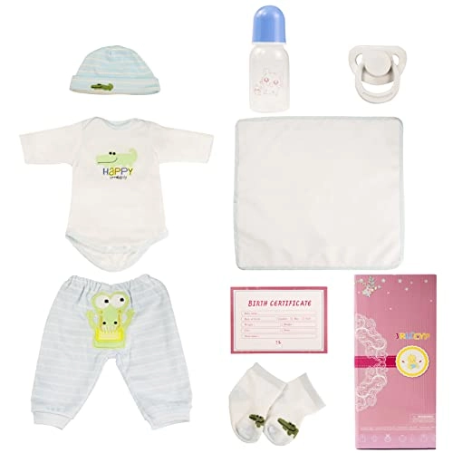 Reborn Baby Doll - 16" Silicone Vinyl Boy Gift Set