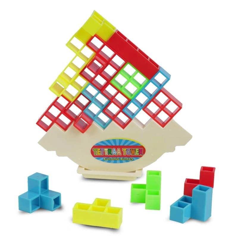 Asian Keep Balance Tetra Tower - Plastic Multicolor 1 pcs
