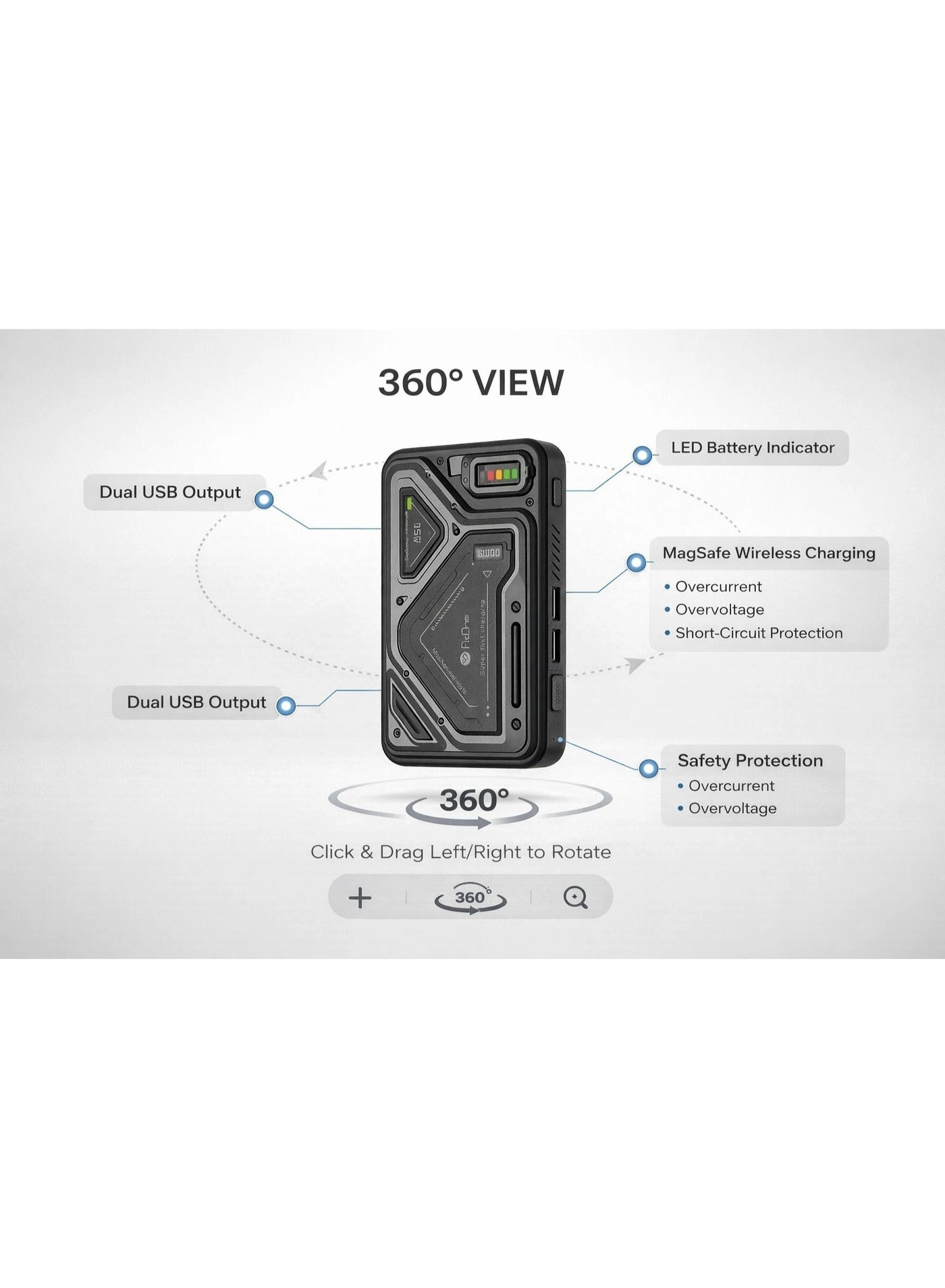 PowerMate - 10000mAh 15W