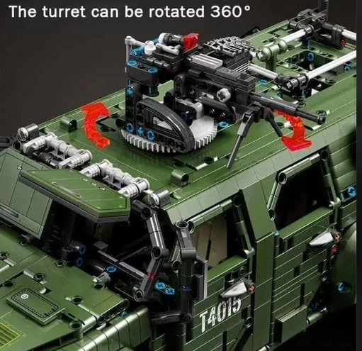 WARRIOR OFF ROAD VEHICLE - MILITARY Vehicle Building Blocks Toy Bricks Set 3175 pcs