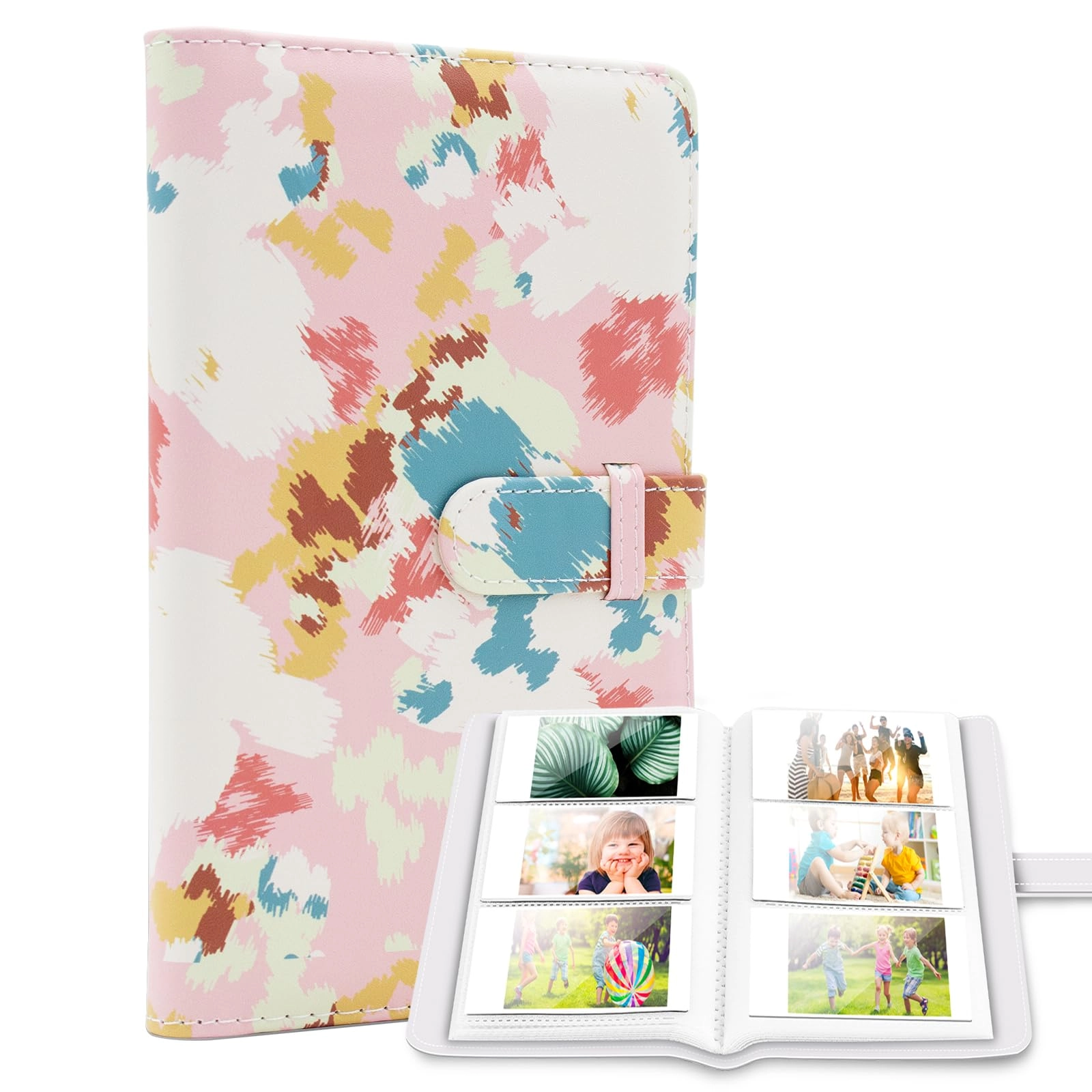 Instax Mini 96 Pockets Faux Leather PVC Photo Album