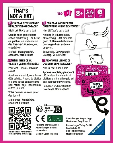 That's not a hat - Card Game (Italian)