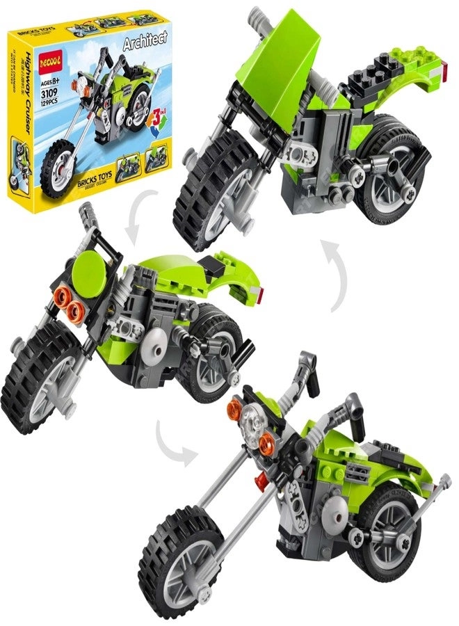 Spindoo 3-in-1 Harley Cruiser - 129 pcs