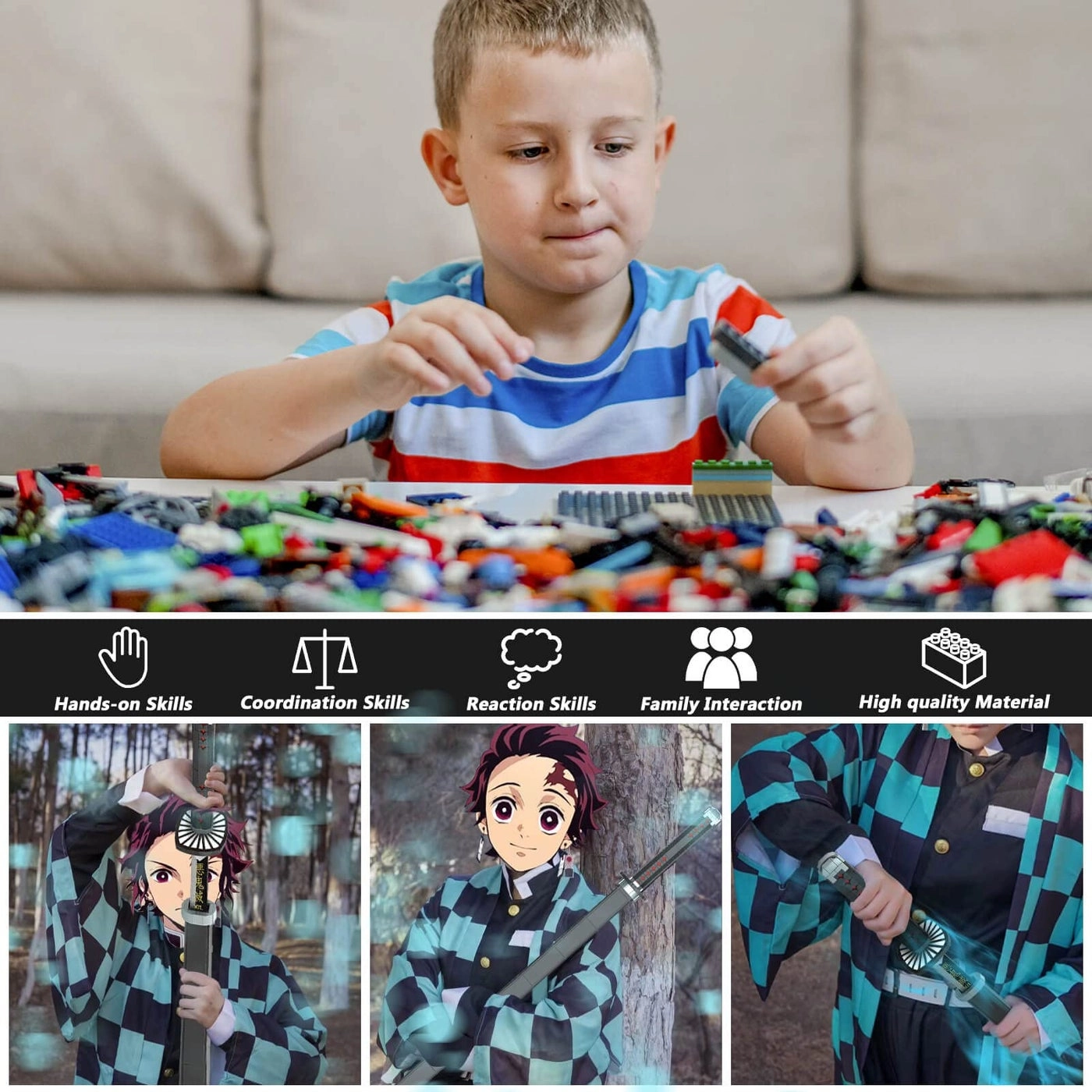 Tanjirou Sword - 759pcs