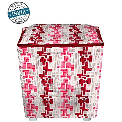 PVC Waterproof Front Load Washing Machine Cover - 5KG to 7.5KG Blue