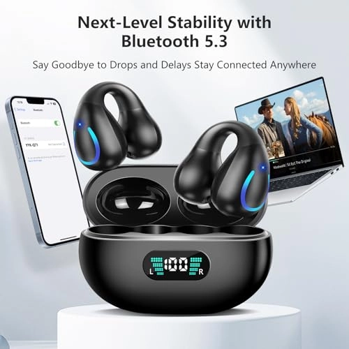 Open Ear Bone Conduction Wireless Headphone