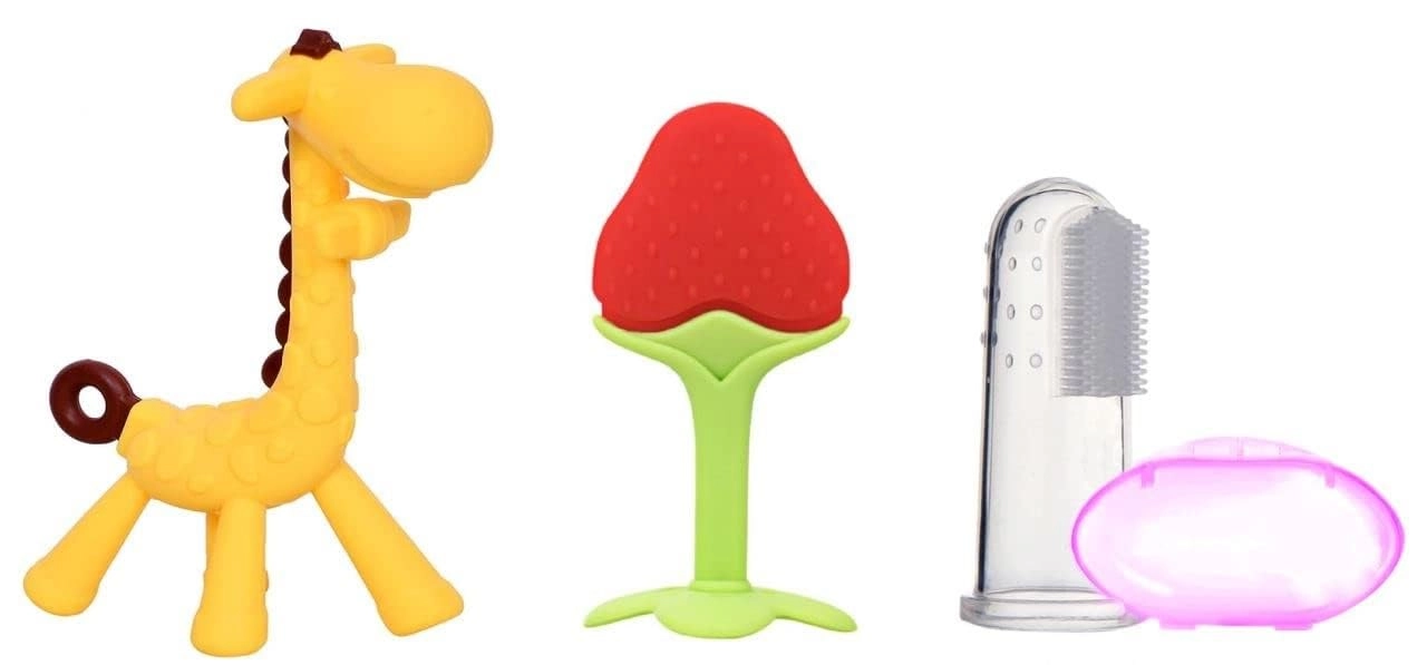 Giraffe Teether - Silicone