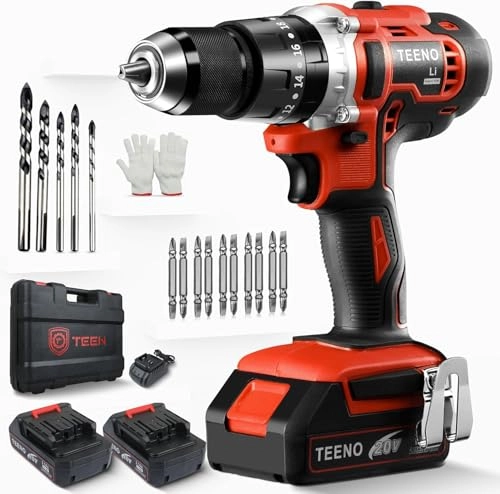 Cordless Drill Set - 2x2.0Ah