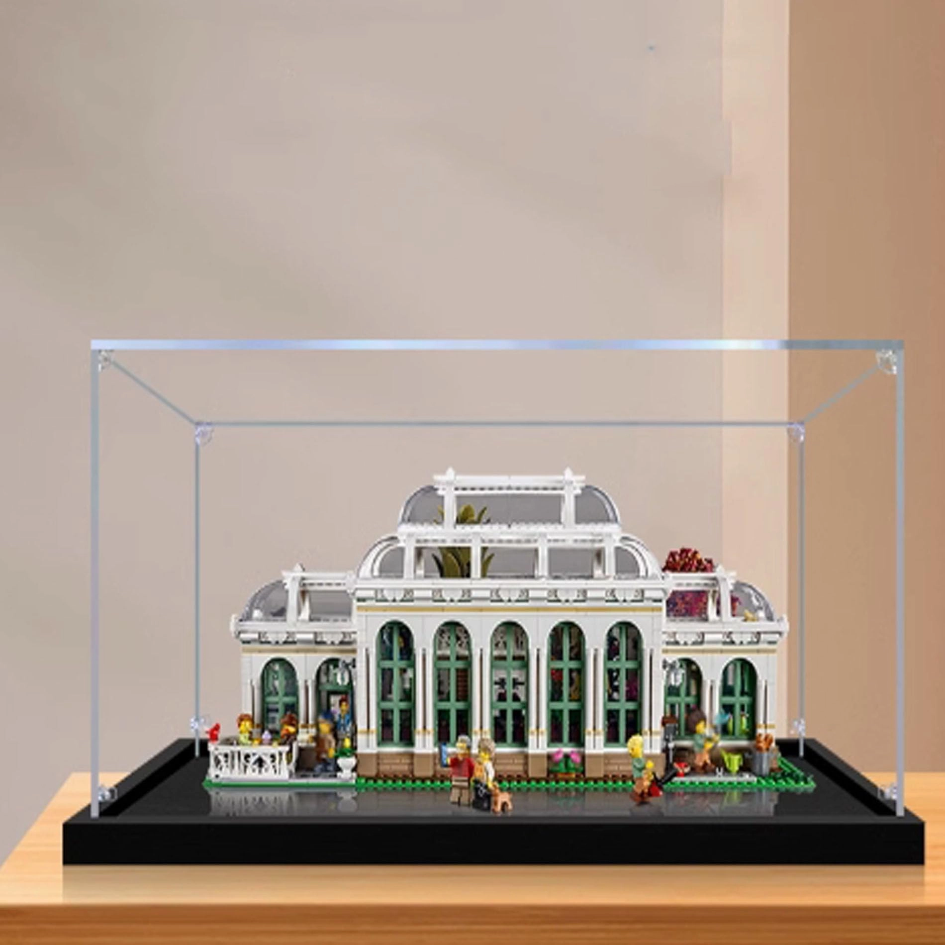 Acrylic Clear Display Case - Compatible with Lego 21353 Beautiful Botanical Garden Model