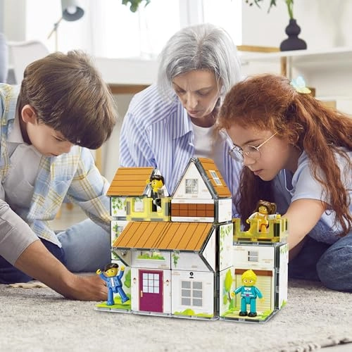 Magnetic Tiles - Homestead 65 pcs