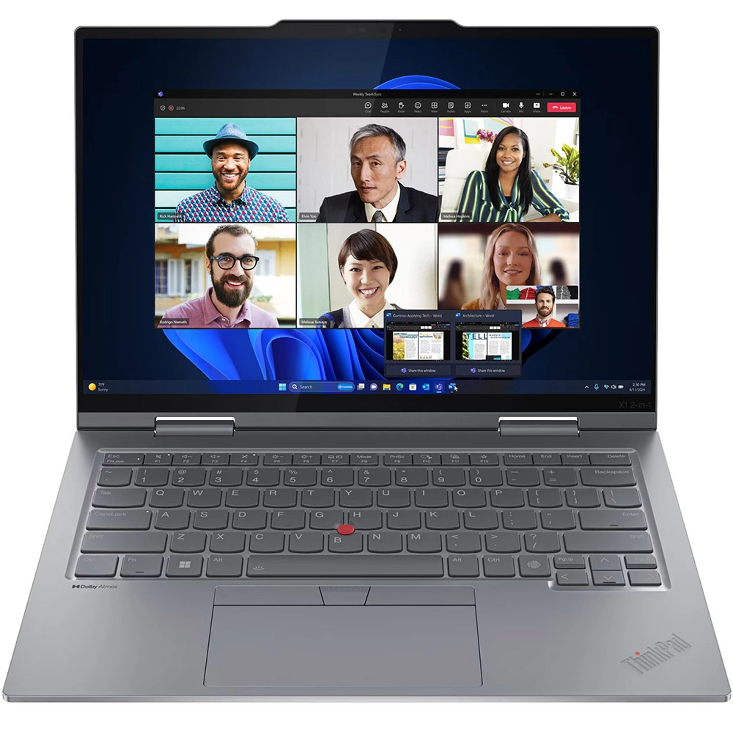 ThinkPad X1 2-in-1 Gen 9 21KE000CGR+ANC - 14'' Core Ultra 7-155U 32GB 1TB SSD