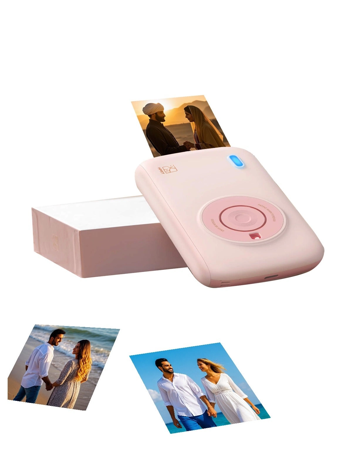 OTTAL Mini Photo Printer CP2100 - Portable Bluetooth 300DPI