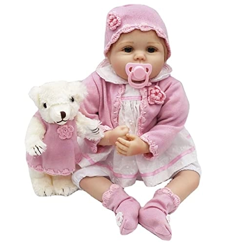 Reborn Baby Doll - 22 Inches / 55 cm Silicone Ages 3+