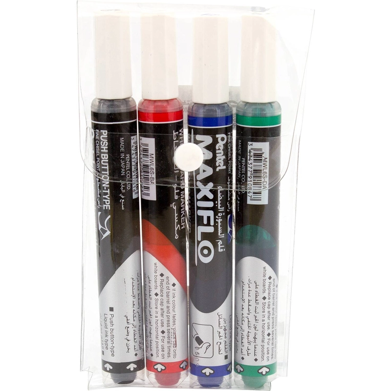 MaxiFlo Slim - Black Blue Green Red Chisel Tip