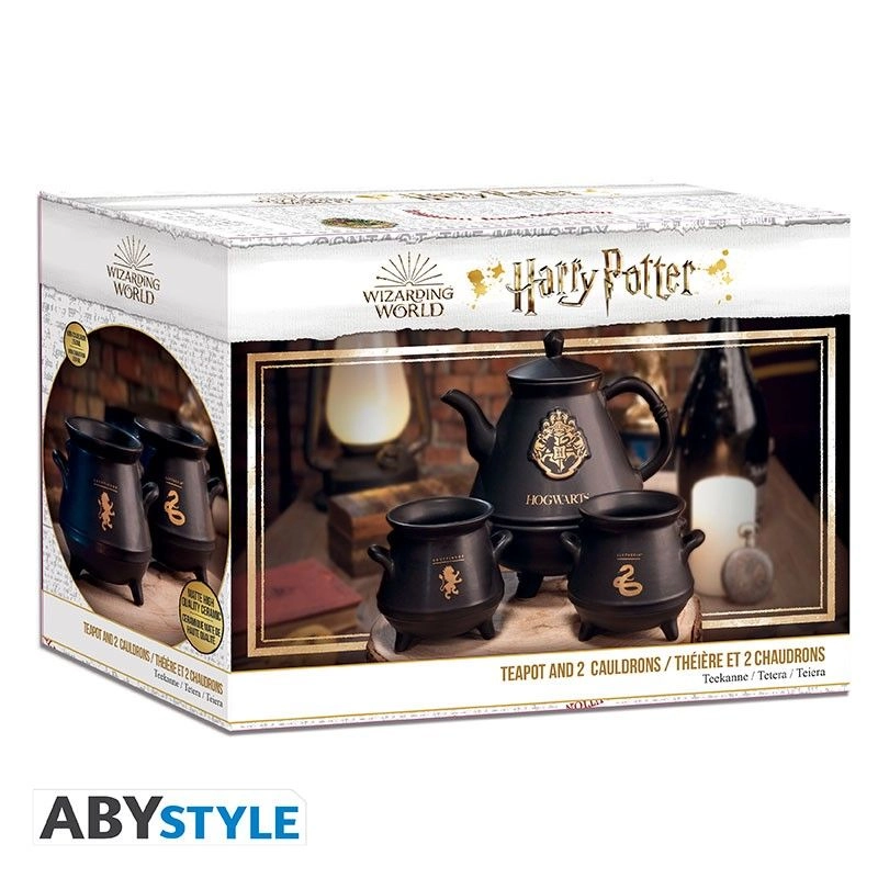 Hogwarts Teapot - ceramic 1000ml + Cauldron - 250ml