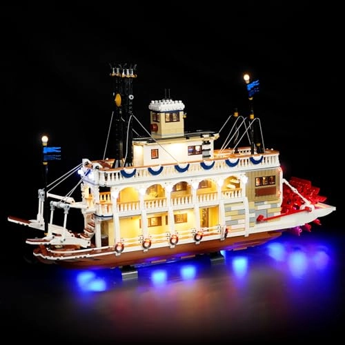 LED Lighting Kit for LEGO River Steamer 21356