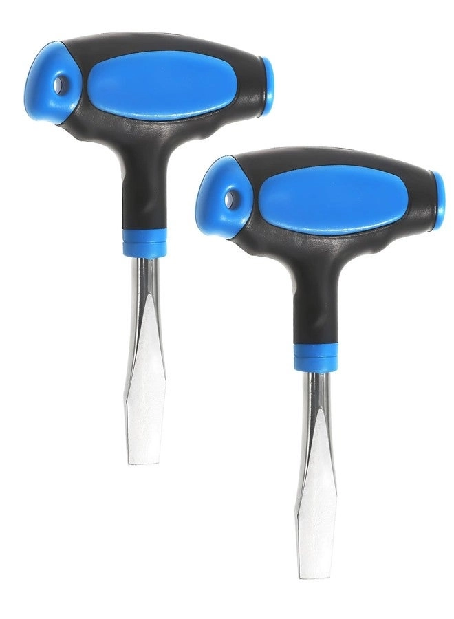 Xinjoduz T Handle Flat Head Screwdriver Set - 2PCS