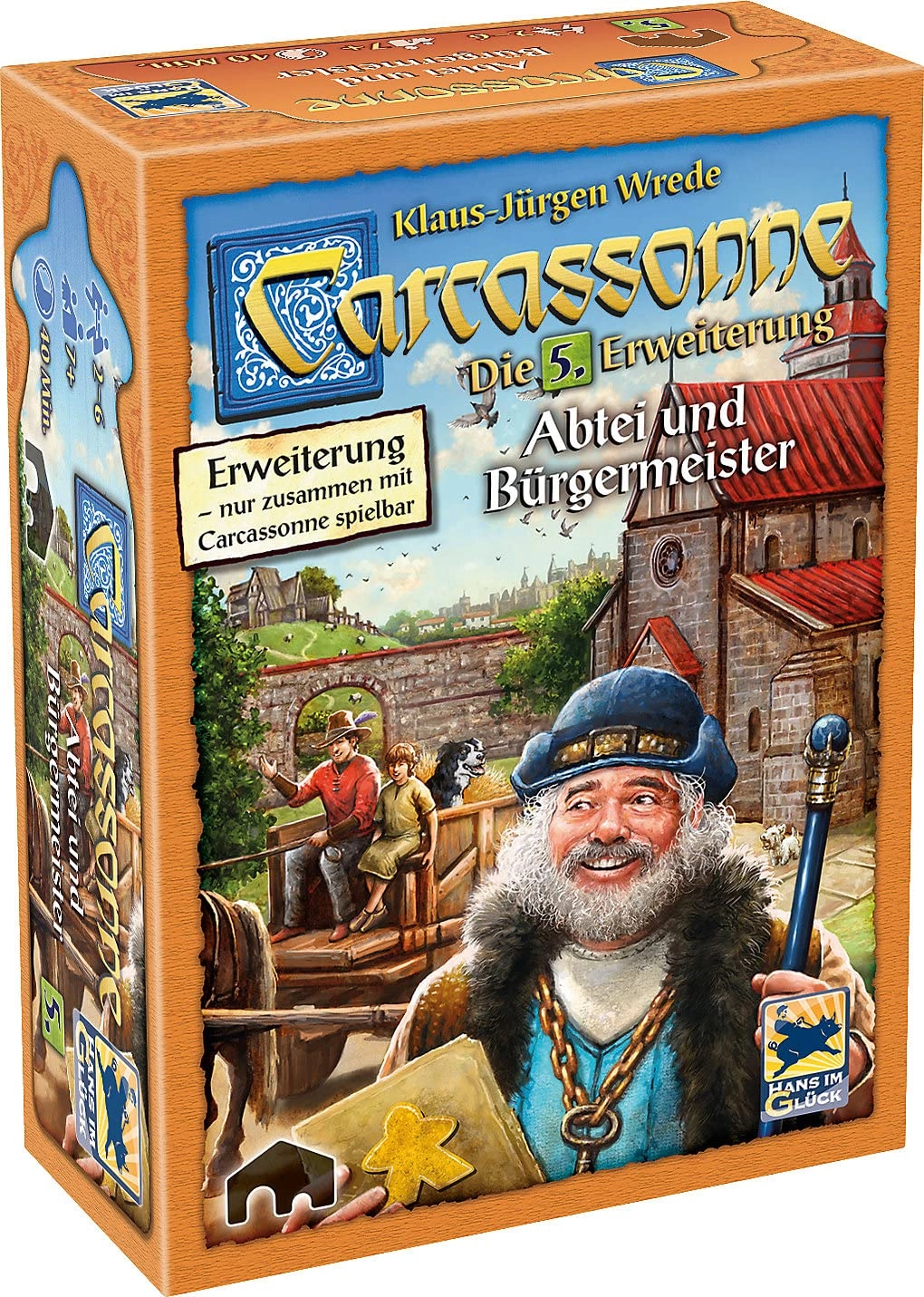 Hans im Glck Carcassonne: Botin and Mayor - 5th Expansion (German)