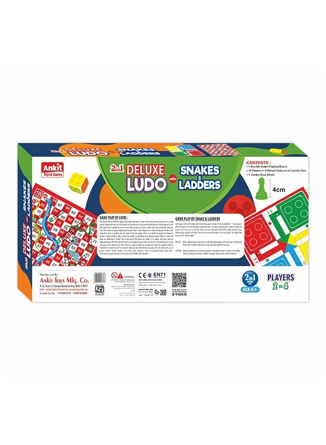 LUDO GAME - Double Sided Multicolour