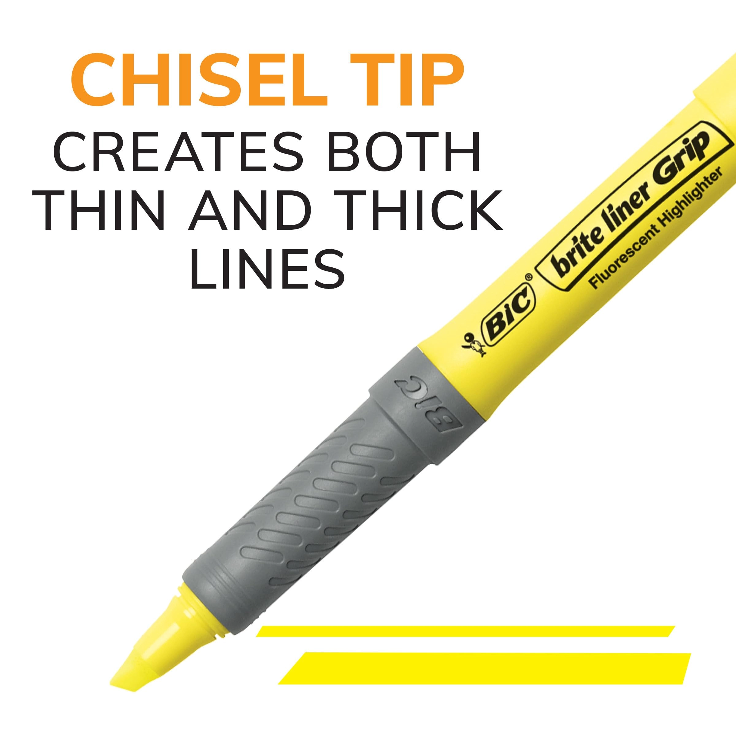 BriteLiner - Yellow Chisel