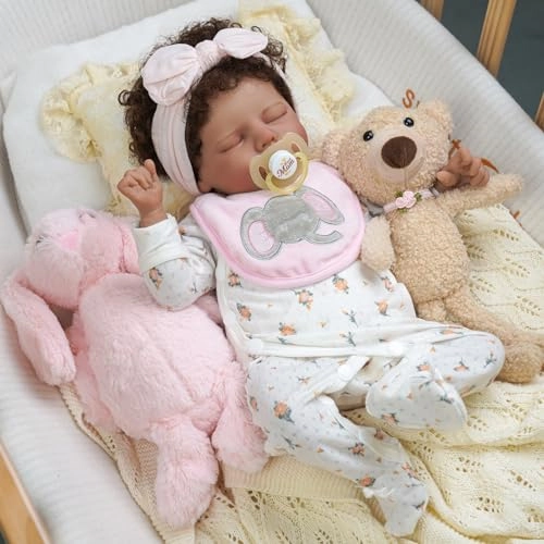 BABESIDE Reborn Baby Doll - 17Inch Black Girl Ages 3+