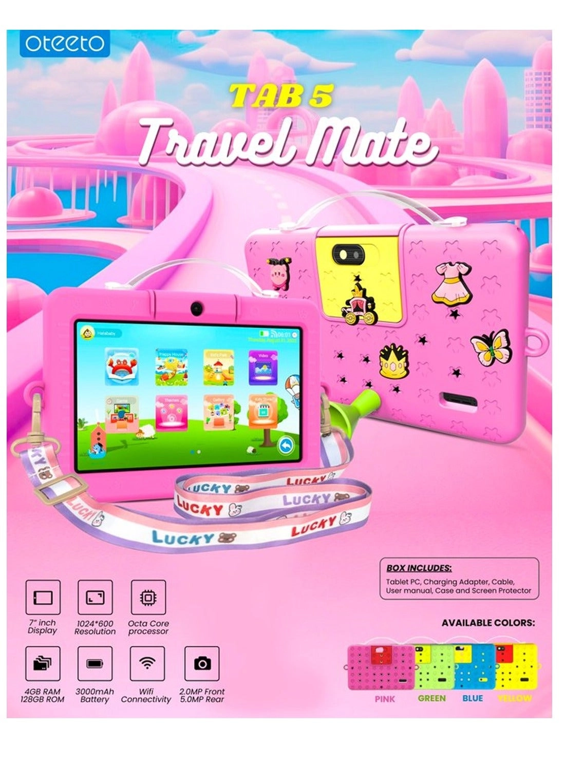 K2 Tablet - 4GB 7 Inch 128GB