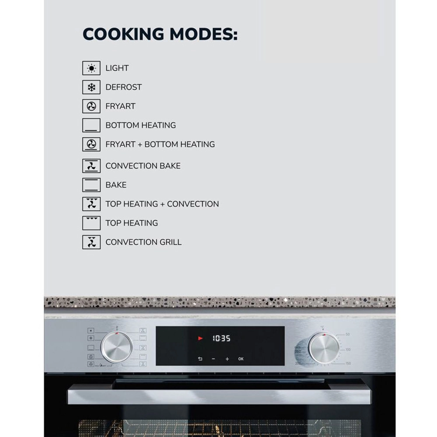 MEO6005IX 60cm Electric Oven