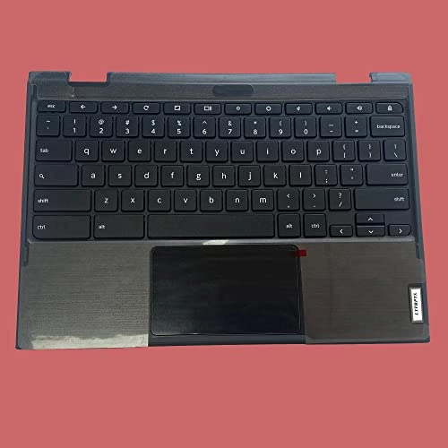 300E 2nd Gen AST - Replacement Laptop Upper Case Palmrest Non-Backlit Keyboard Assembly Black