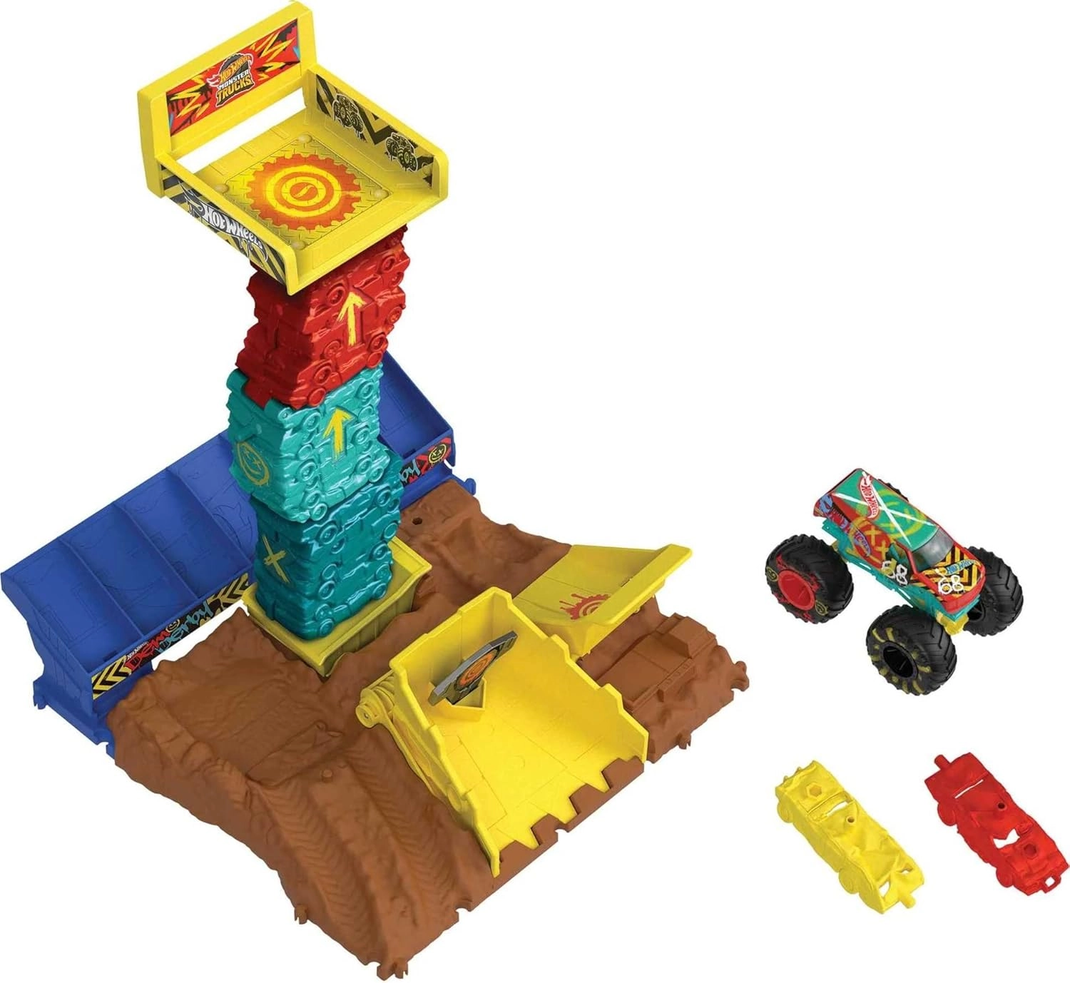 COLOR LAND CHILDRENS TOYS CENTER LLC Monster Trucks Arena Smashers - 1:64 2pcs
