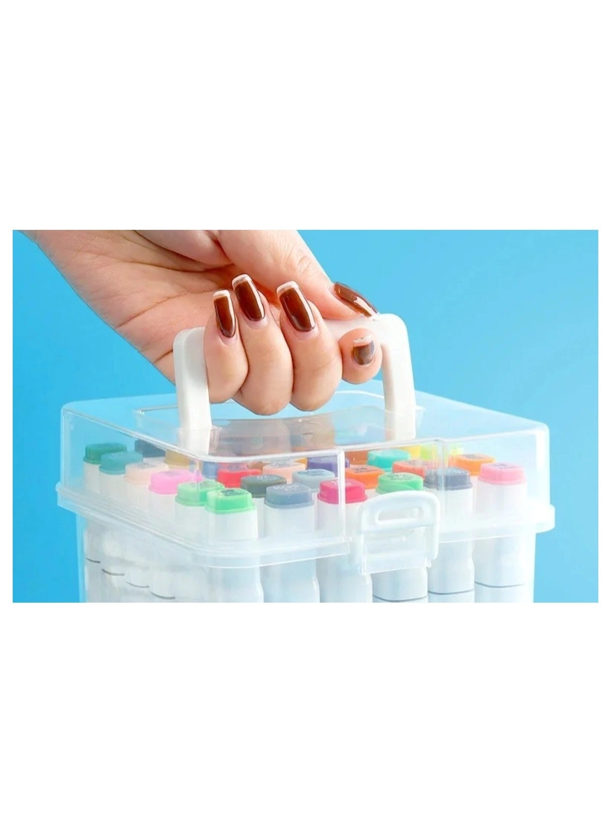 Double-Headed Water-Based Marker Set - 36 vibrant colors dual-tip