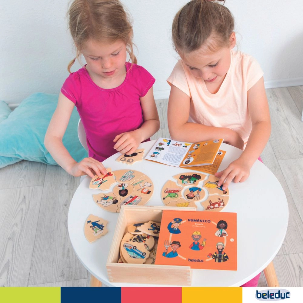 Humanico Matching Puzzle - Suitable for 4 years and above five puzzle pieces