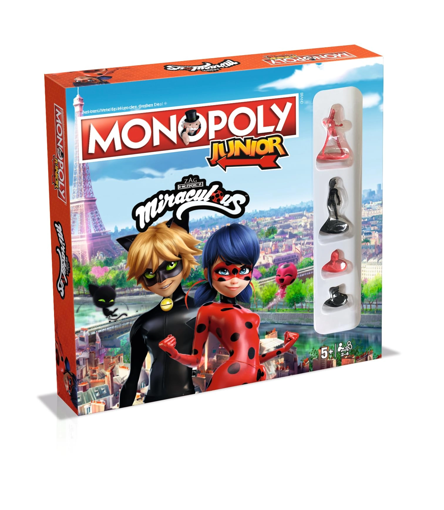 Winning Moves Monopoly Junior: Miraculous (German)