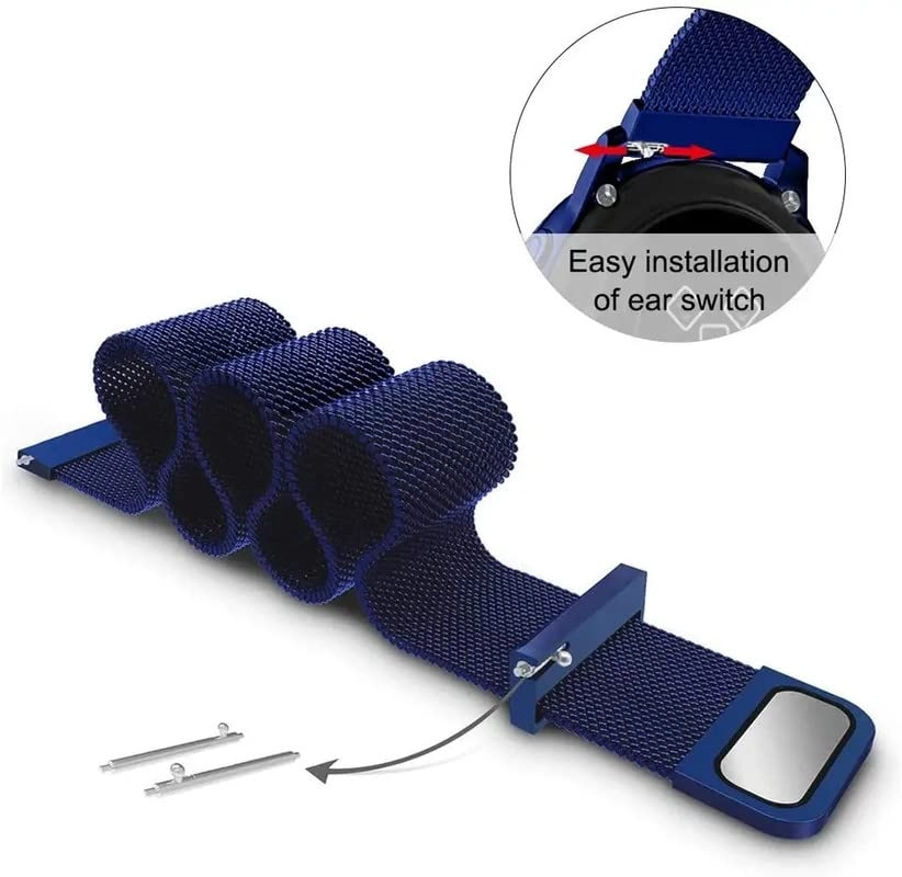 20mm Metal Watch Band for Smartwatches