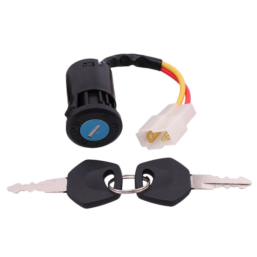Ignition Key Switch - 2 Wires 12V