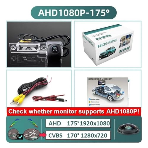 GAF-LS8008 - Top Starlight Night Vision Wire AHD 1080P or 720P