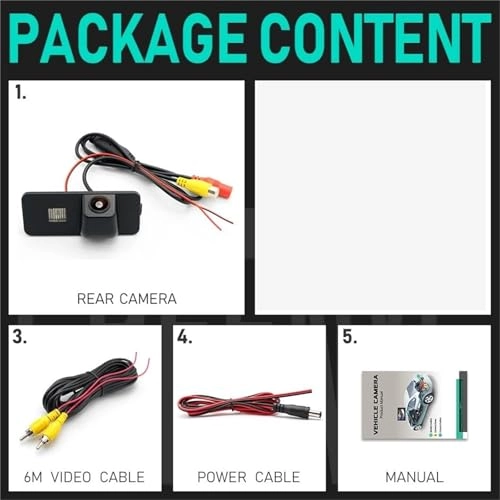 Variable Parking Line Dynamic Trajectory Tracks Car Rear View Backup Camera - Night Vision