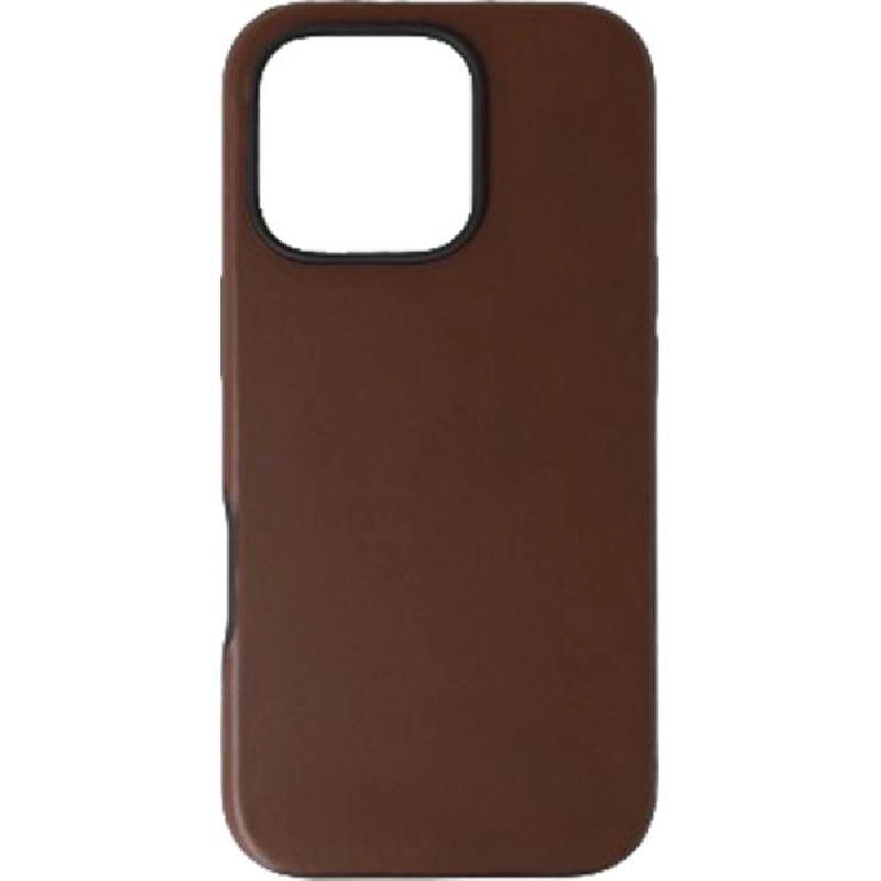 Modern Leather Case Back Cover with MagSafe for iPhone 16 Plus