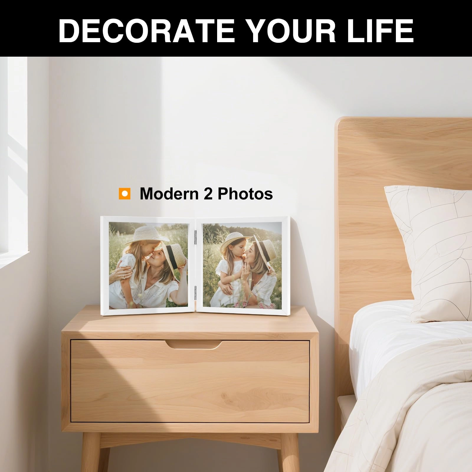 Double Photo Frame - 5x5 2