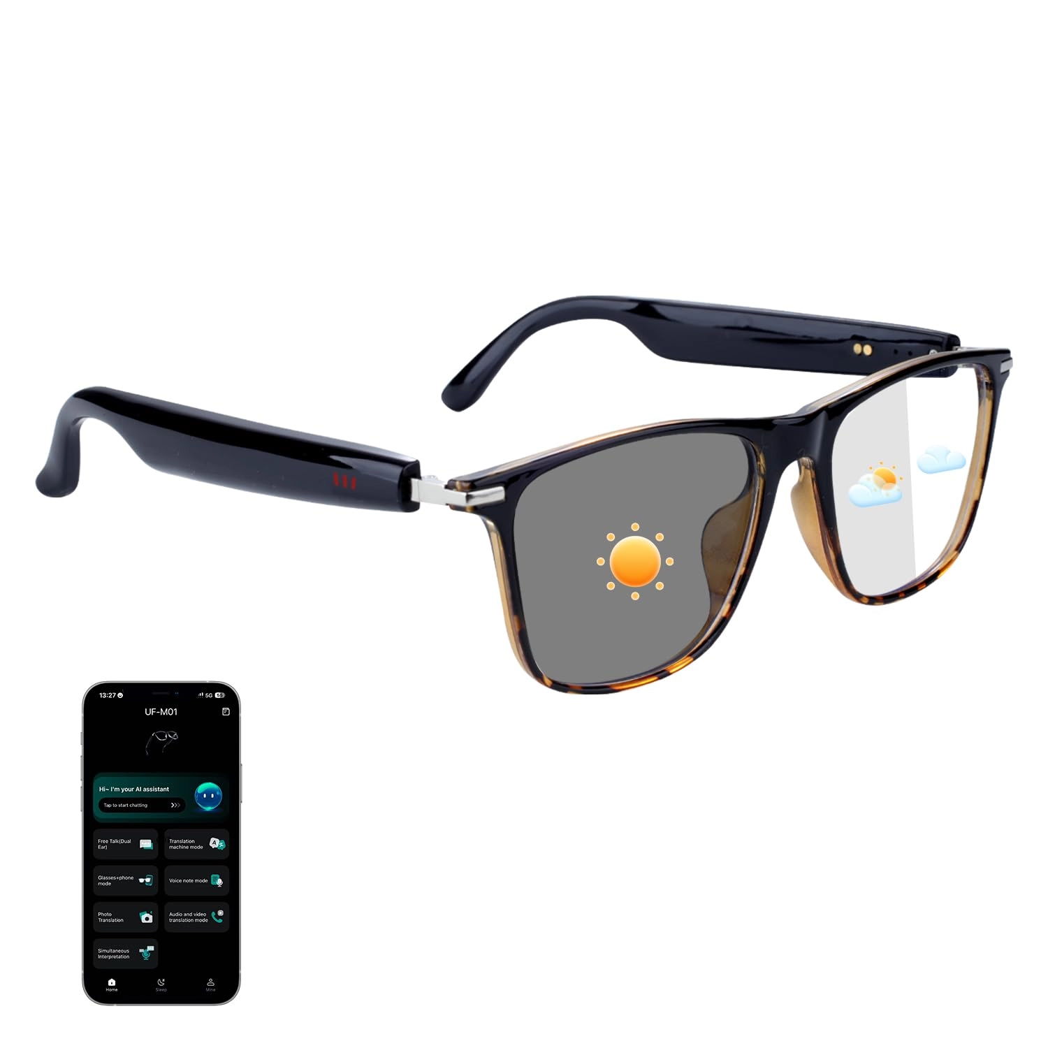 GS07 - Smart Translation Glasses Integrated with GPT