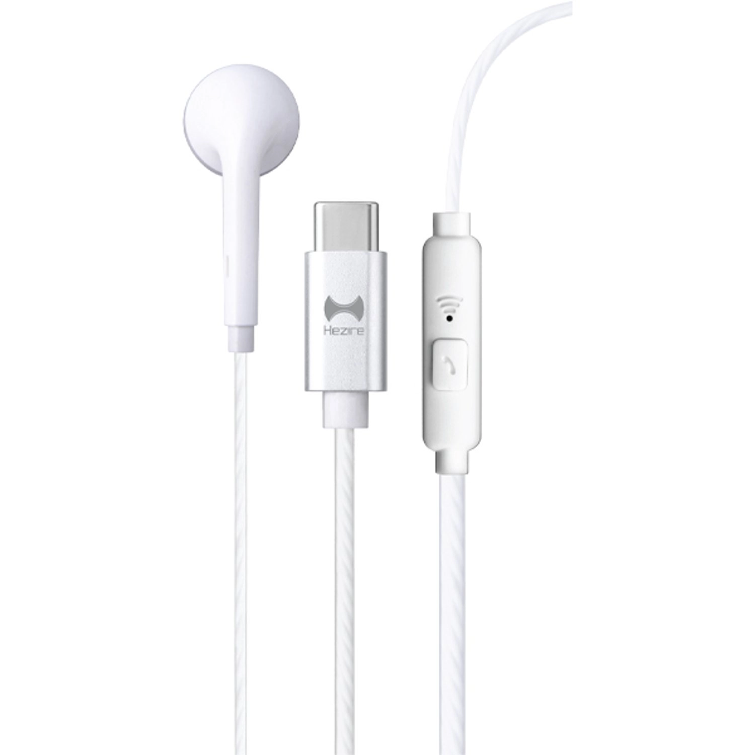 HEZ-WSH-TYPC-BK Wired Headset