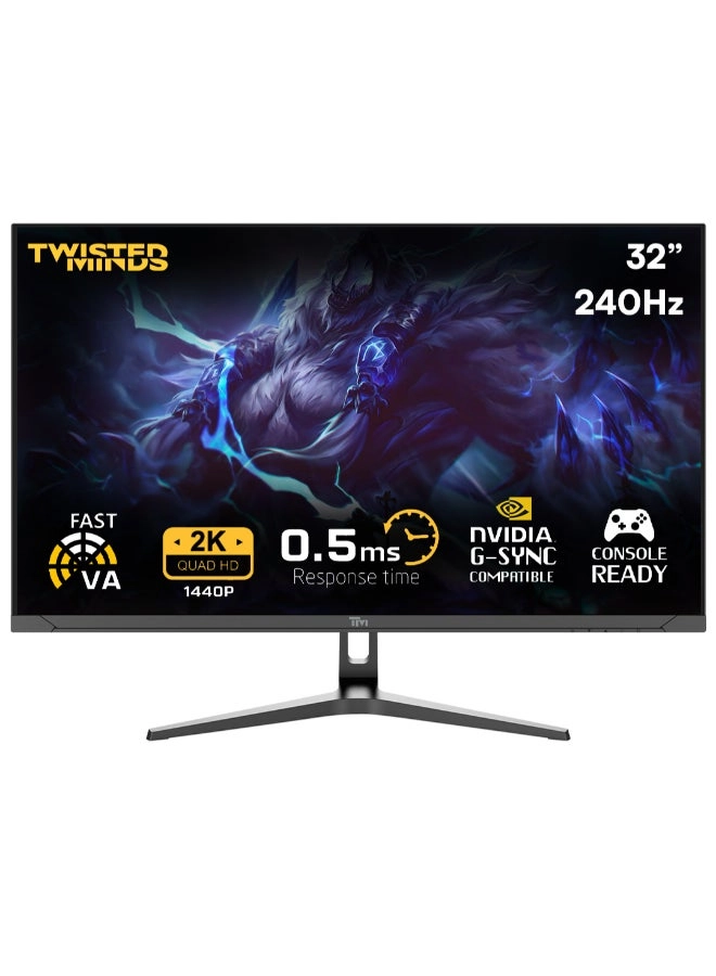 TWISTED MINDS TM32QHD240VA - 32 inch 2560 X 1440