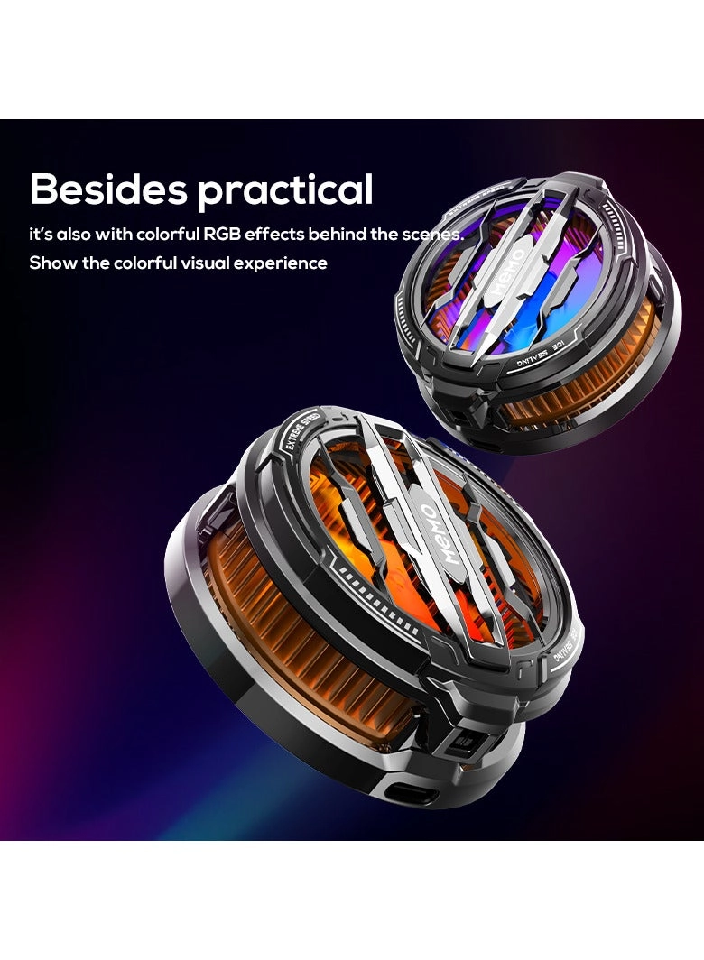 CX07 - Magnetic Phone Cooler Black+RGB