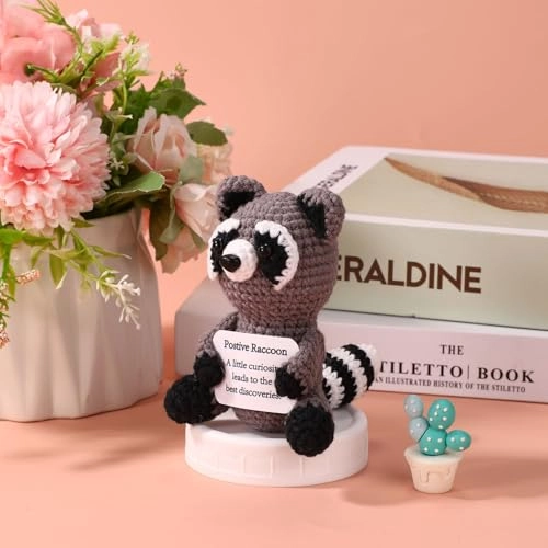 Positive Racoon - 5.91x2.76in/15x7cm