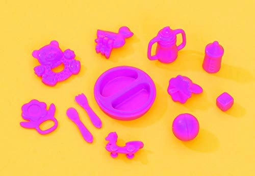 Evi Love Doll Cradle - 12cm doll 7cm baby 12 accessories Ages 3+